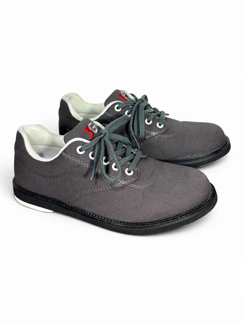 3G Kicks 1200 Gray Bowling Lace-Up Shoes- Unisex men’s 6, woman’s 8